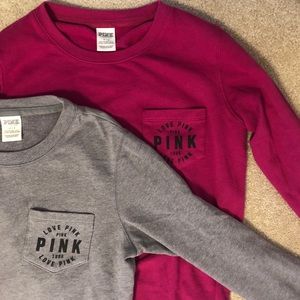 BUNDLE: Victoria Secret PINK Crew Necks